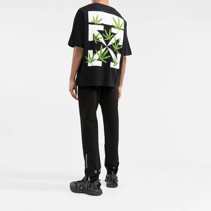 Weed Arrows Oversized T-Shirt “Black Green”