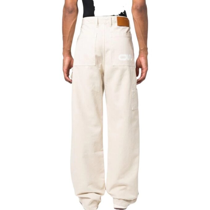 wide-leg Trousers “White”
