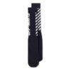 Wing Off Sock Stripe Alphabet Socks One Pair Black