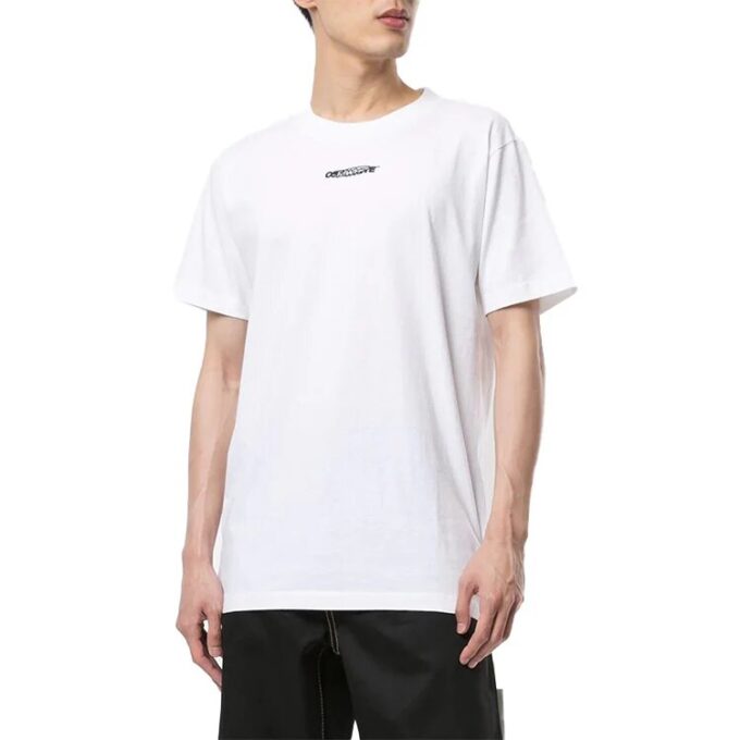 Workers Pattern Short Sleeve White