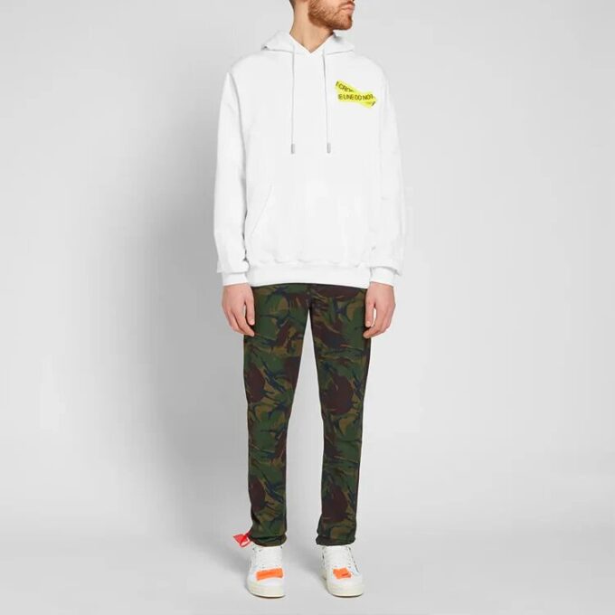 Yellow Arrow Printing Loose White