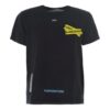 Yellow Arrow Short Sleeve Black