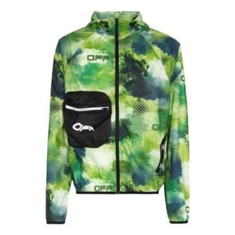 Zipper Camouflage Printing Jacket Version Green Zipper Camouflage Printing Jacket Version Green