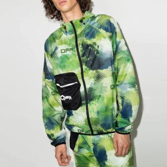 Zipper Camouflage Printing Jacket Version Green Zipper Camouflage Printing Jacket Version Green