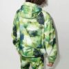 Zipper Camouflage Printing Jacket Version Green